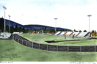 artitist's MHS Warrior Stadium Print