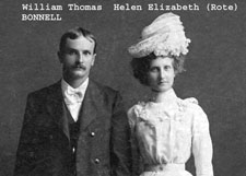 William Thomas Bonnell _ Helen Elizabeth Rote wedding